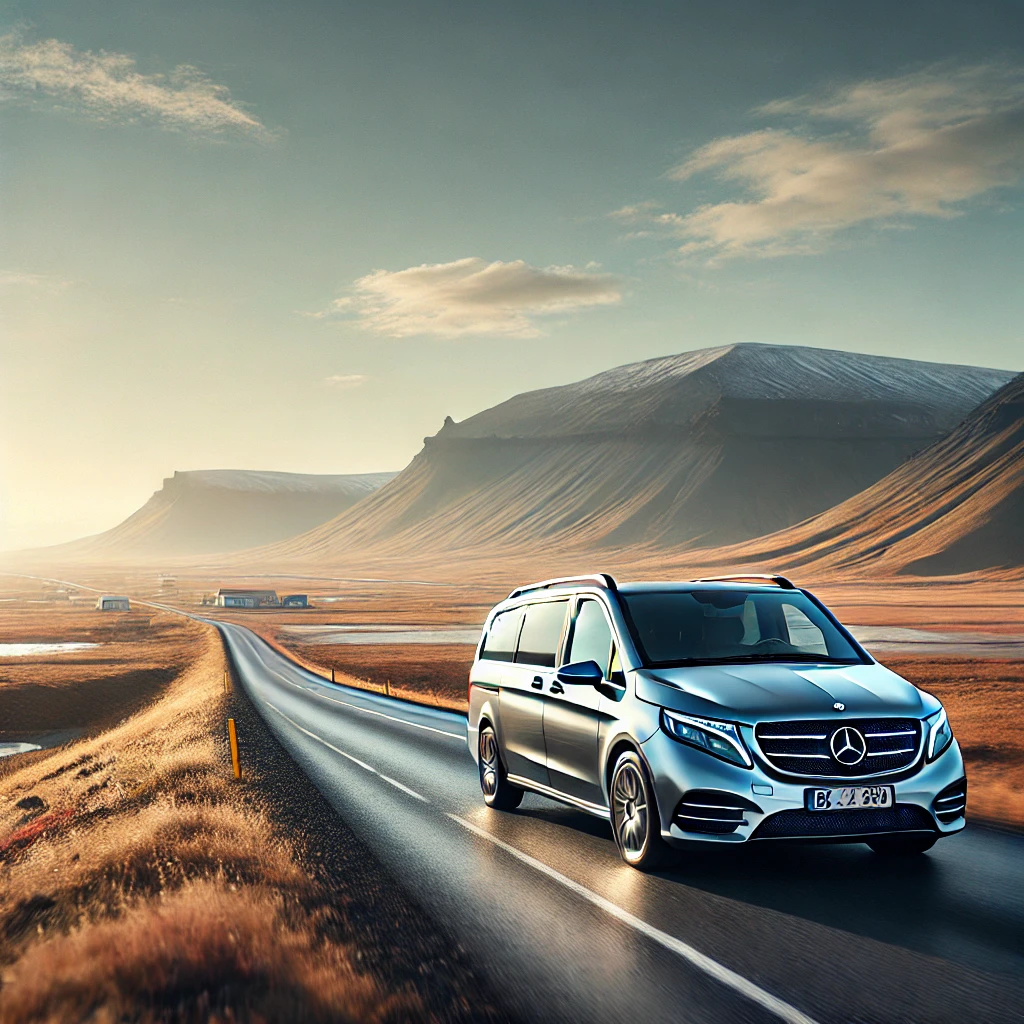 South coast iceland - AI image of car